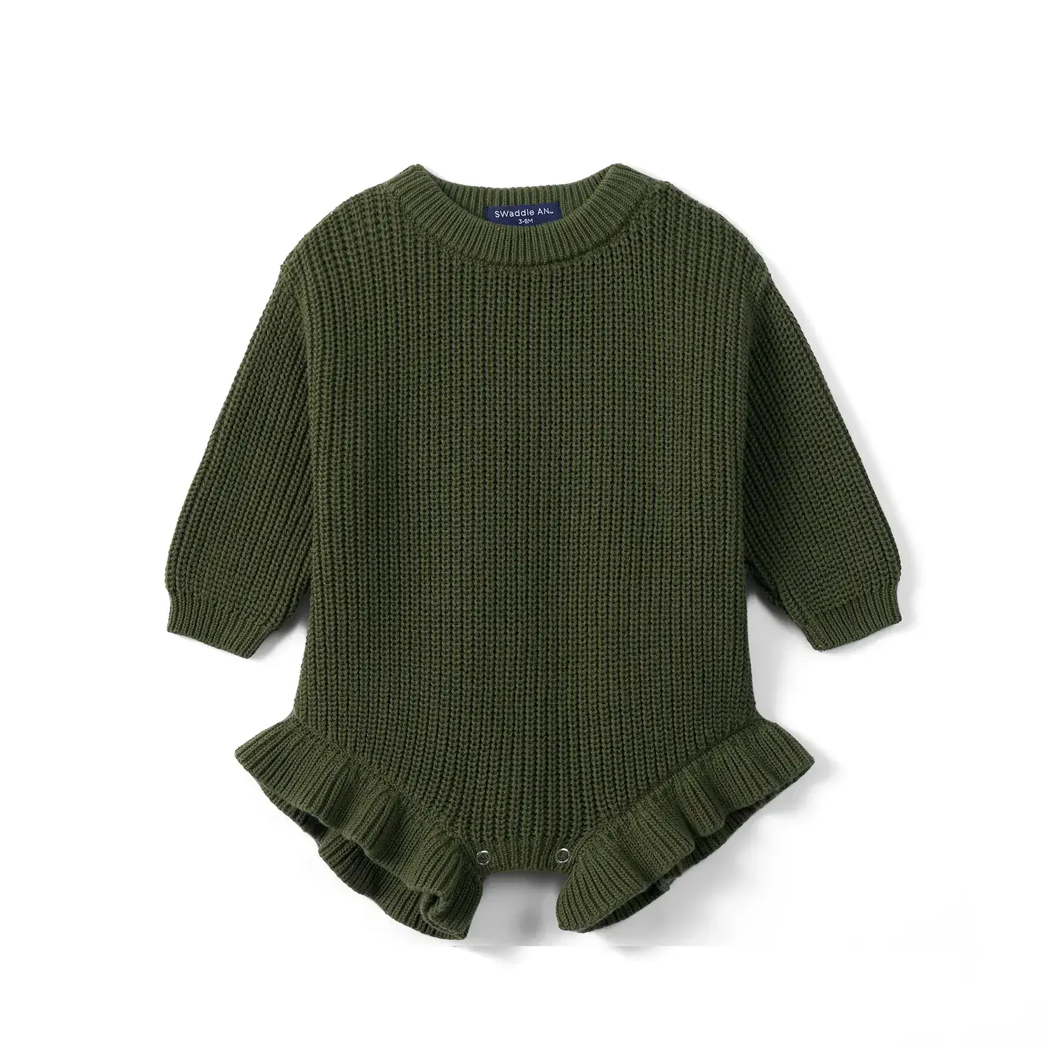 SwaddleAn - Wholesale Romper - Kids - 100% Cotton Ruffle Baby Girl Knit Romper 19