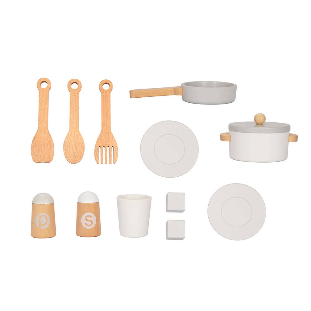 AJ Aguiar - Wholesale Toy Set - Kids - Super Deluxe Kitchen Set Madeira 13 Pcs 3+3