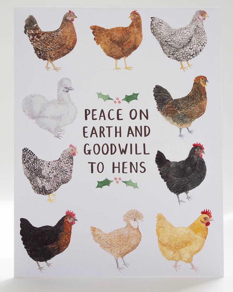 Yardia - Wholesale Christmas Card - Chickens Christmas Card - Holiday Greeting Card1