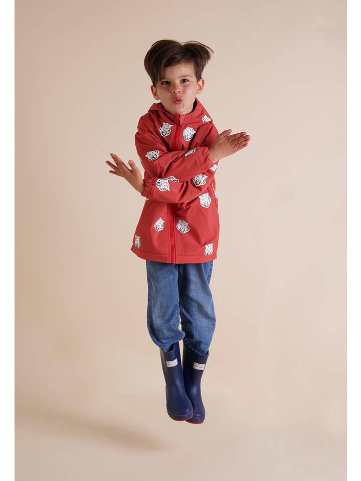 Holly and Beau - Wholesale Raincoat - Kids - Tiger Color Changing Kids Raincoat