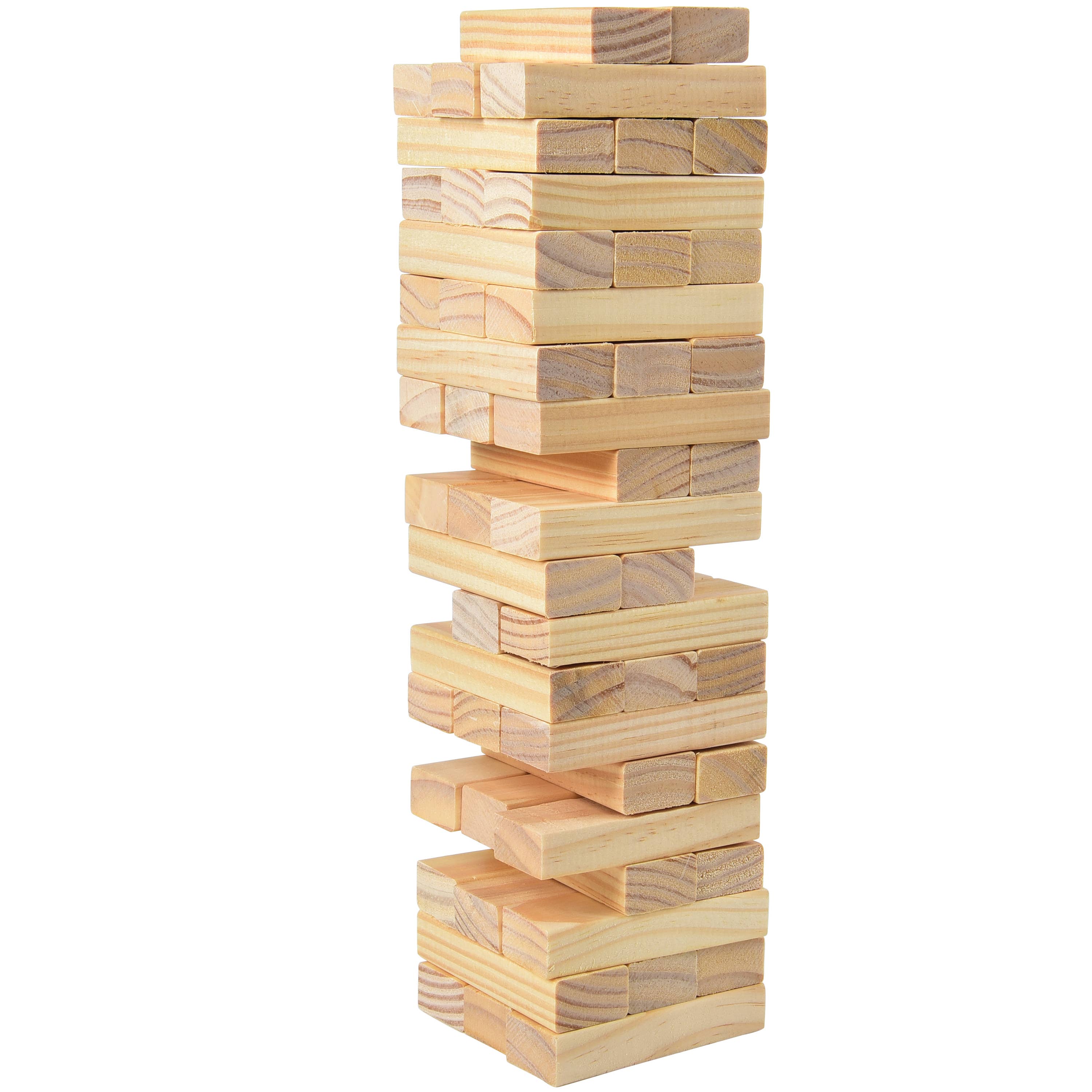 US Toy Company - Wholesale Stacking Game - Wooden Tower Game 10.5" Tall1