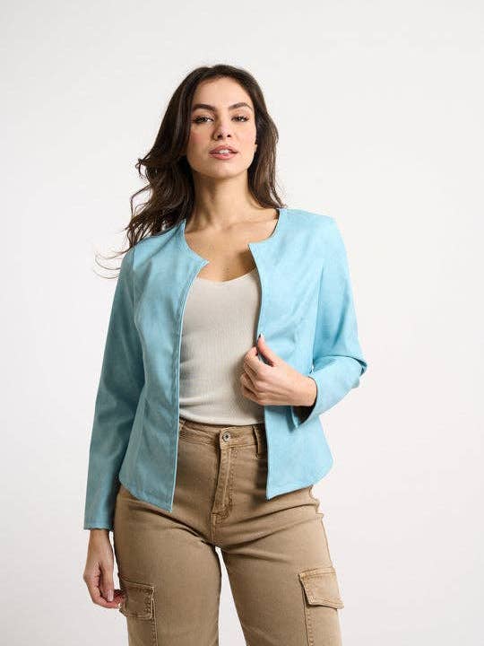 Open Faux Leather Jacket for wholesale by Indomina Italy