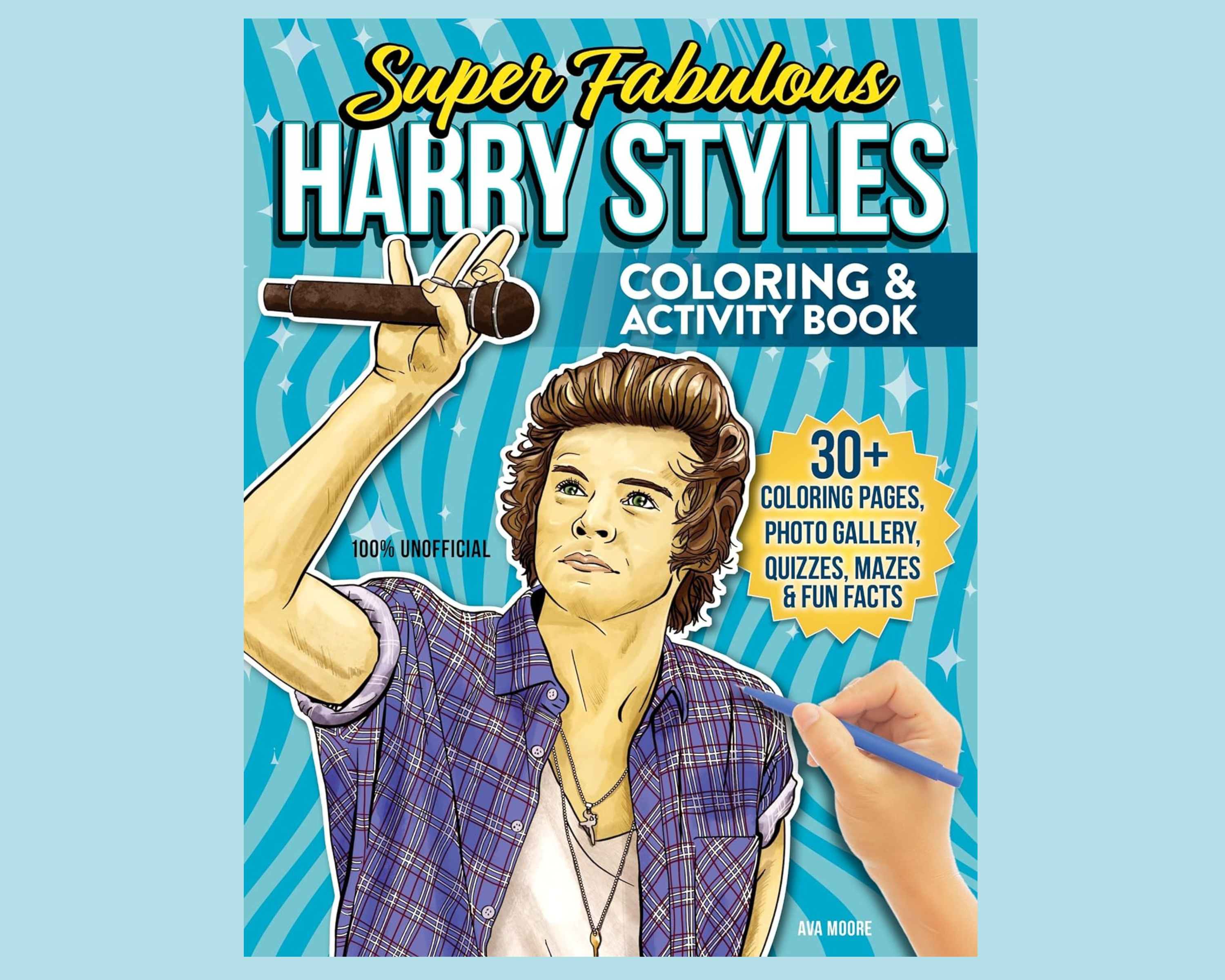 Fox Chapel Publishing - Wholesale Coloring & Activity Book - Kids & Baby - Super Fabulous Harry Styles Coloring & Activity Book 0