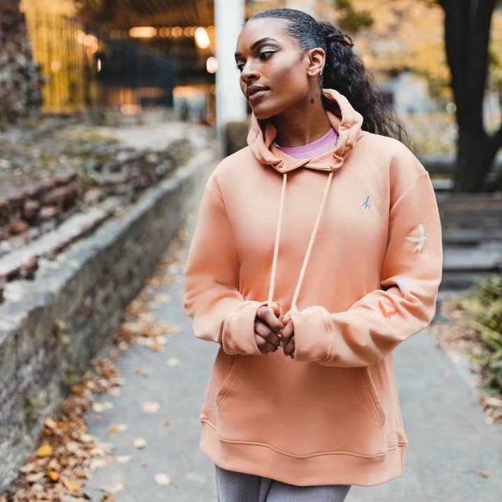 Ochre Hoodie for wholesale by h clothing