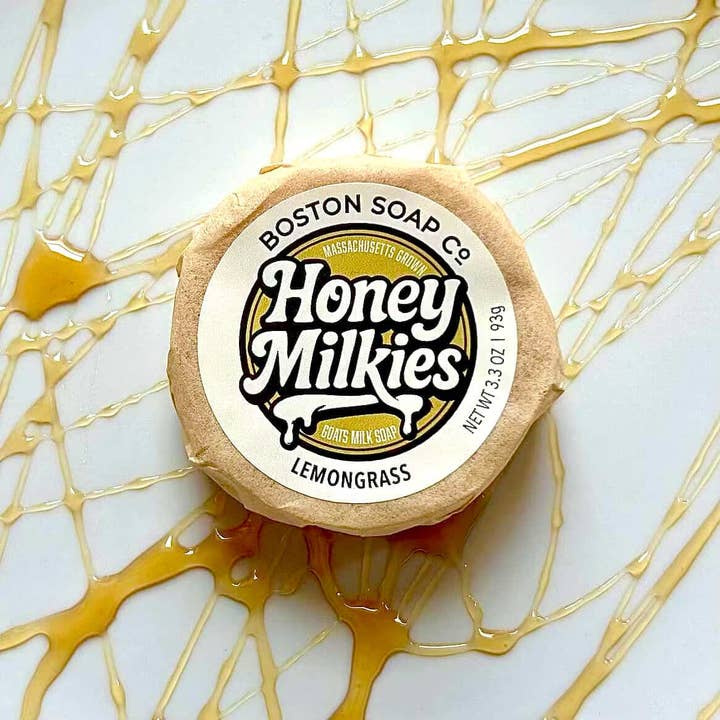 Boston Soap Co. - Wholesale Bar Soap - Honey Milkies - Lemongrass Goat's Milk Soap2