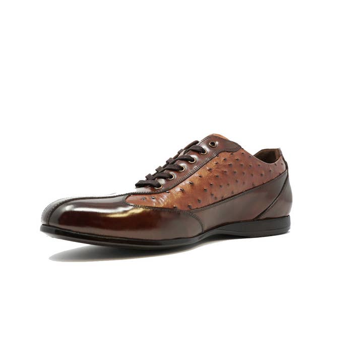 Paul Branco - Wholesale Sneakers - Heren - Herenschoenen 100% leer 65175. Gebied - Tan-Spsalato2