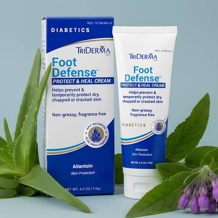Diabetics Foot Defense Soothing Cream for wholesale by TriDerma MD