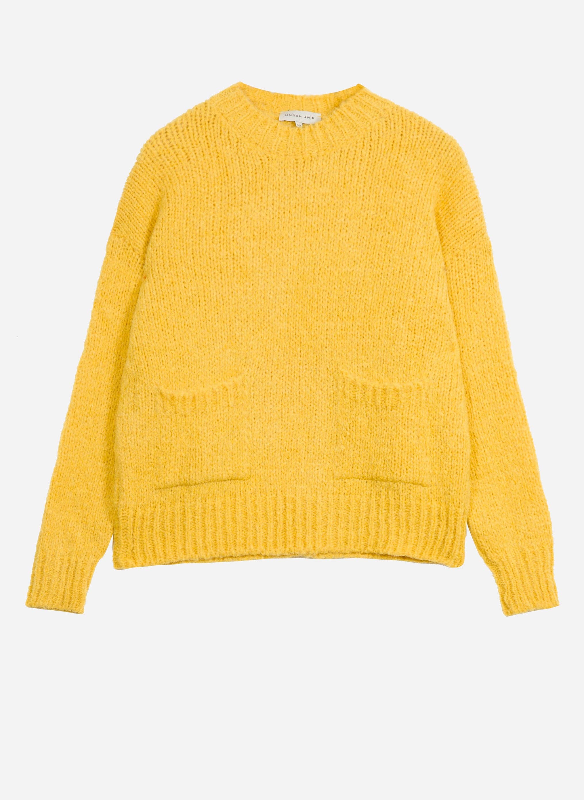 Maison Anje – Pulôver - Mulher por atacado – PULL LISERE mimosa0