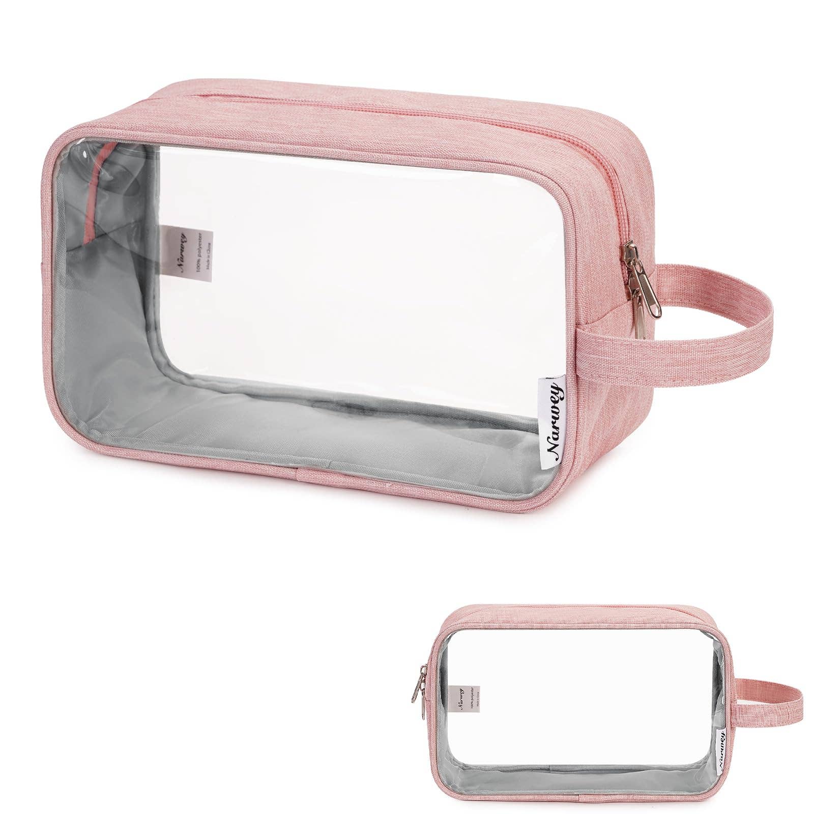 wandf - Wholesale Toiletry Bag - Women's - Clear Travel Toiletry Bag Makeup Bag Organizer with Zipper9