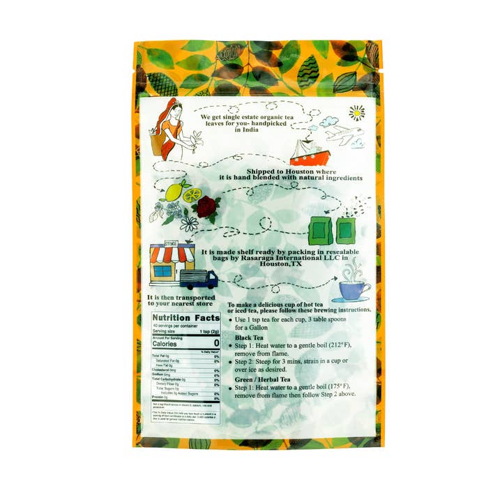 Trishnna Tea – Großhandel Loser Tee – Vanille-Hibiskus-Kräutertee - 2 OZ2