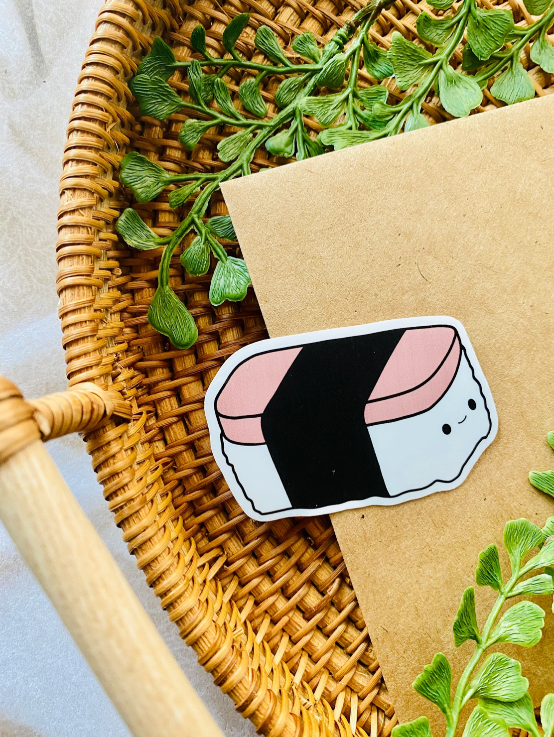 Jess Craft Co - Wholesale Sticker - Kawaii Spam Musubi Sticker2