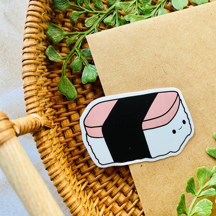 Jess Craft Co - Wholesale Sticker - Kawaii Spam Musubi Sticker2
