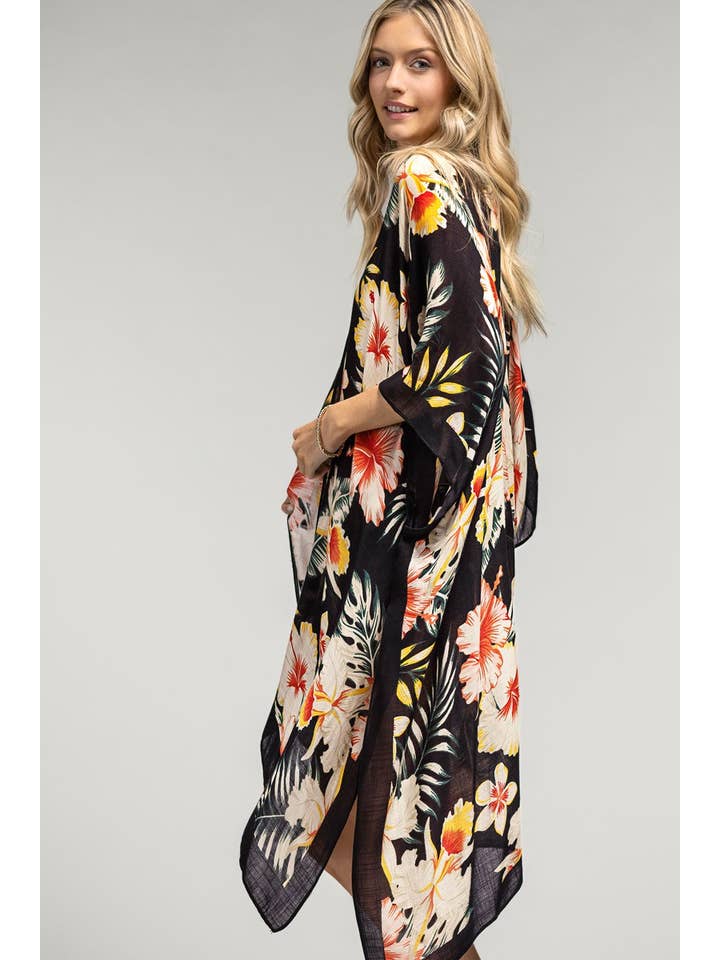Tropical Garden Kimono for wholesale on Faire