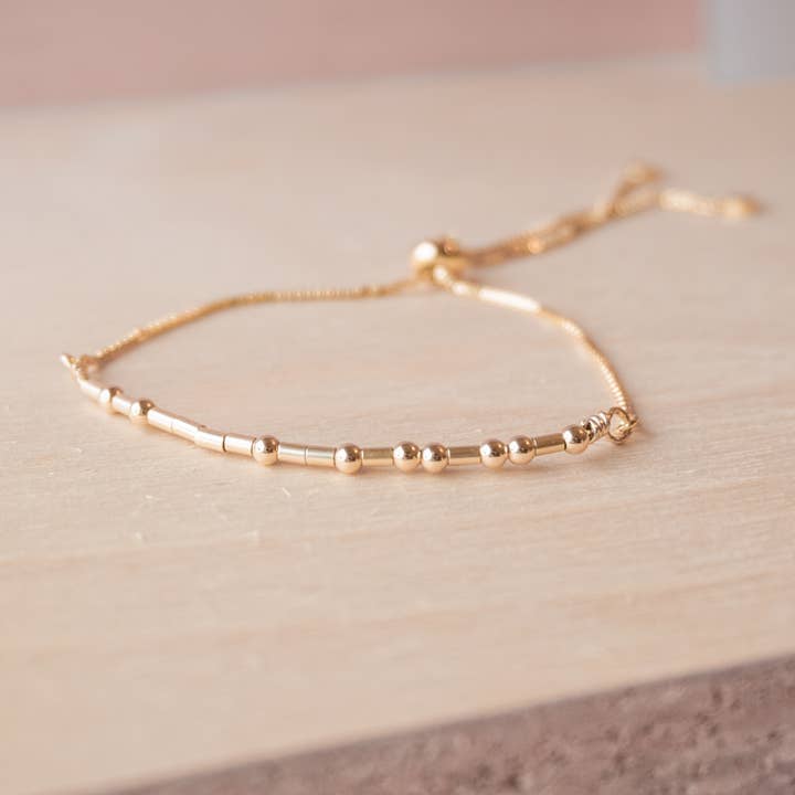 Conquer - Pulsera Código Morse para venta al por mayor de Love & Path