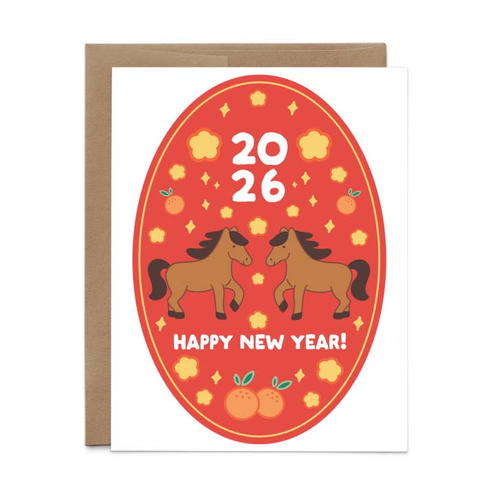 Year of The Horse | Lunar New Year Card for wholesale by The Paper + Craft Pantry