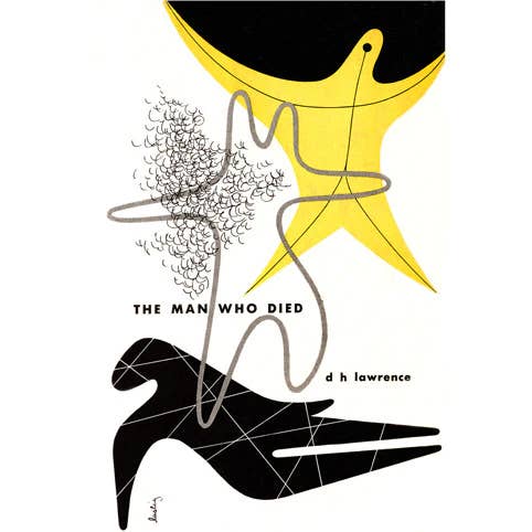 The Man Who Died book cover poster, size A1 for wholesale by Bookish Design