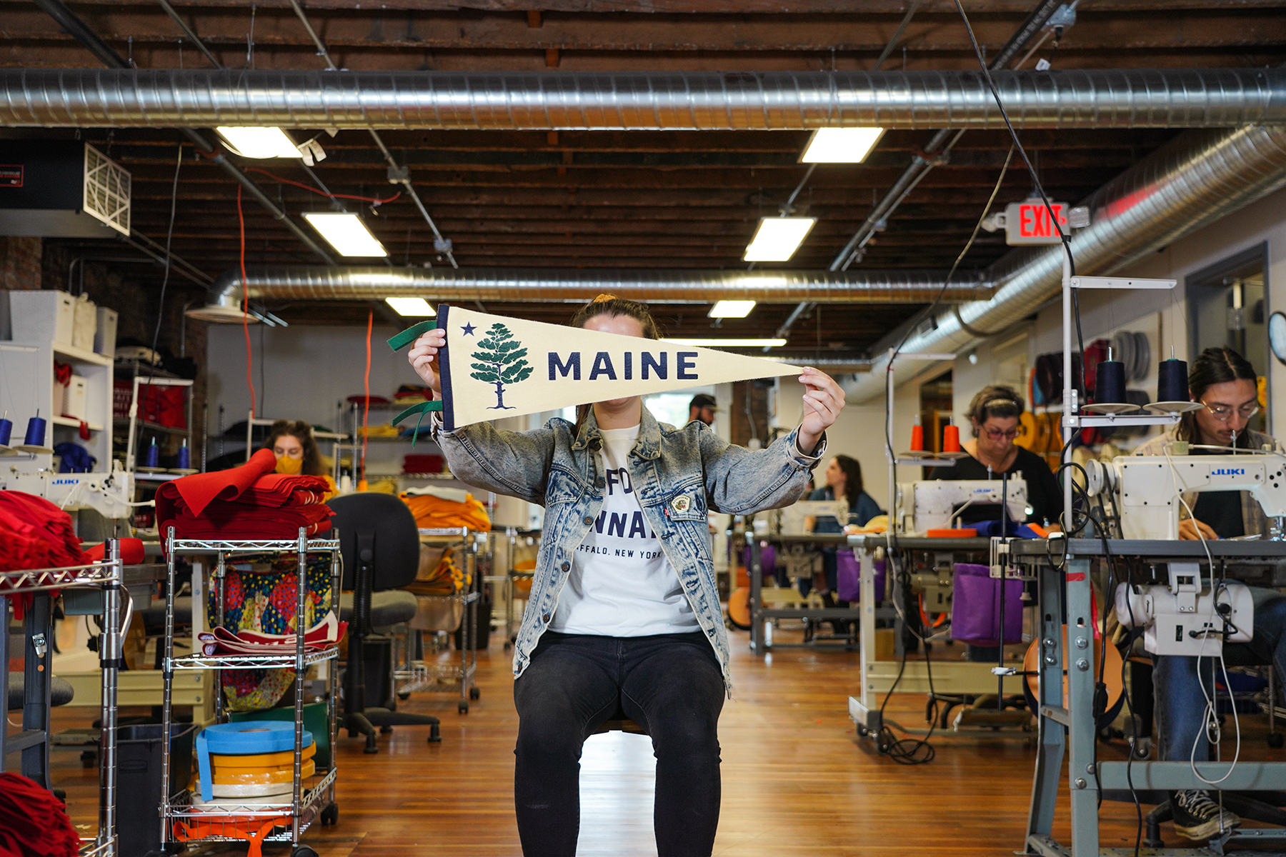 Oxford Pennant - Wholesale Flag - Maine Pennant2