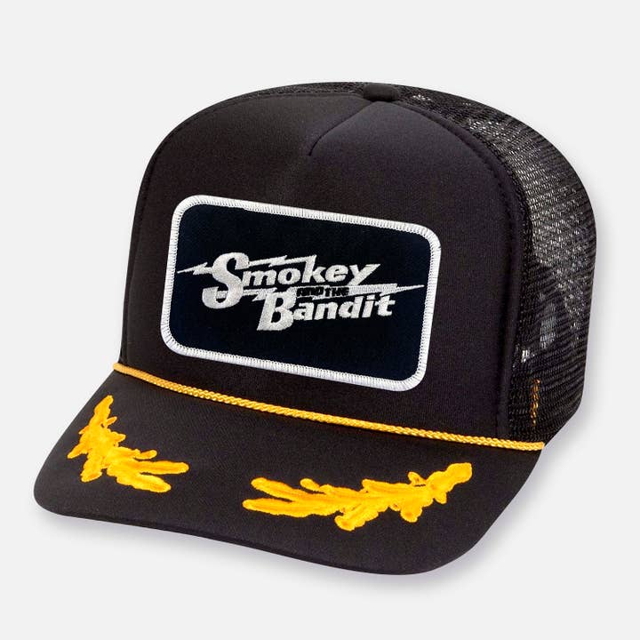 Webig Moto Company – wholesale Trucker hat – Unisex – SMOKEY AND THE BANDIT CURVED BILL PATCH HAT3