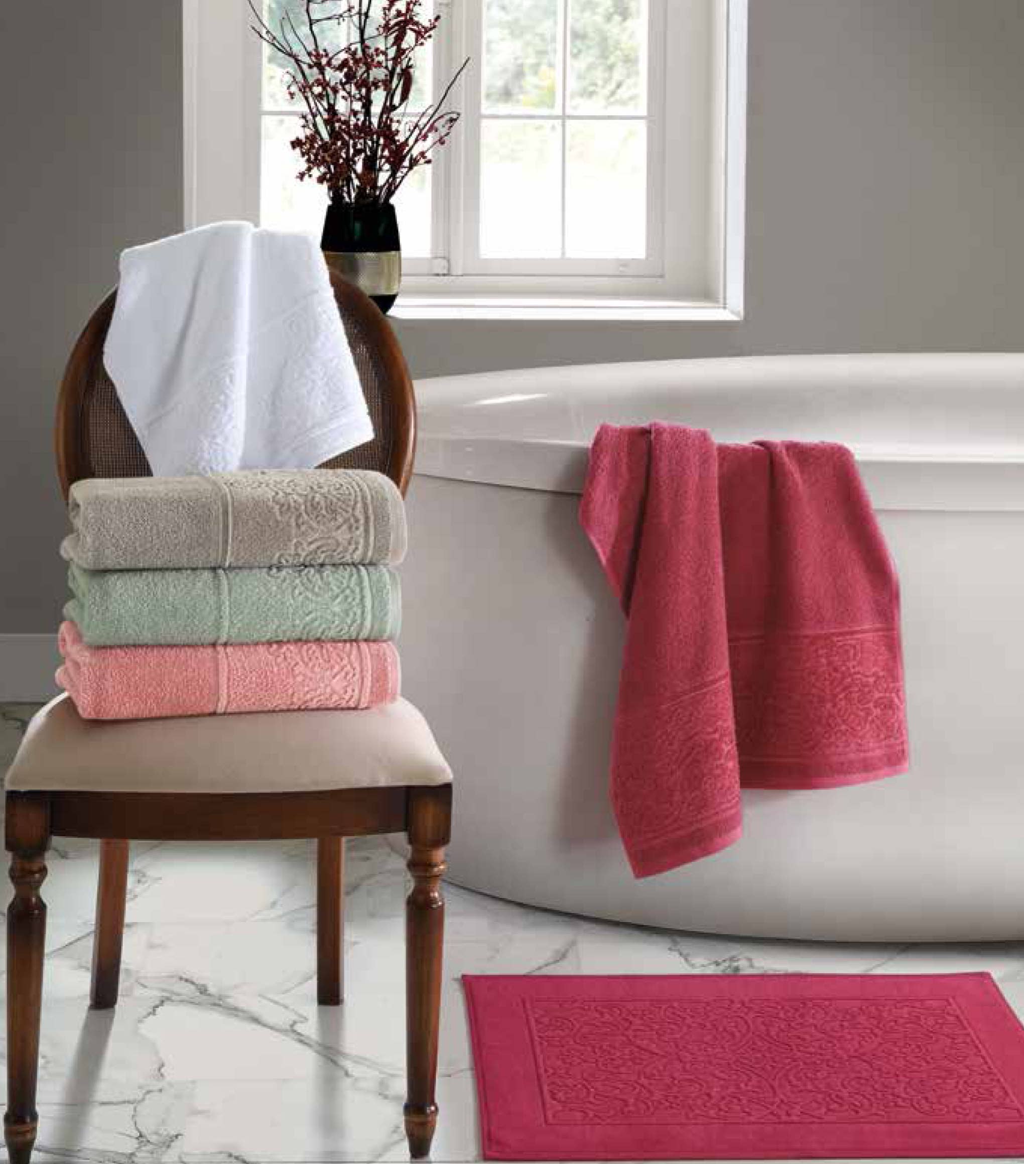 my cocooning – Toalha de banho por atacado – Toalha retro khaki1