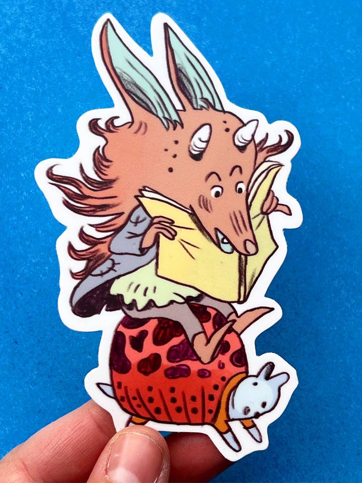 Turtle Rider Sticker for wholesale by Natalie Andrewson