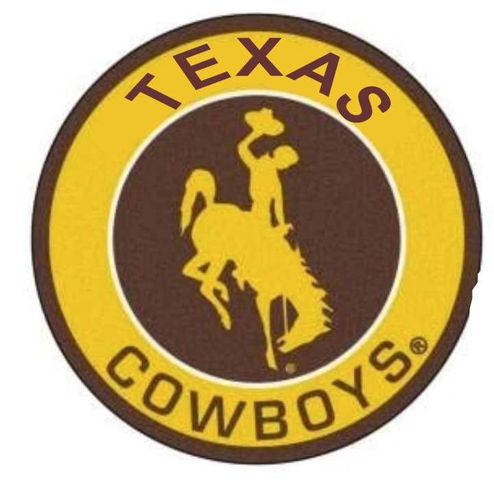 3 Inch Cloth Patch Texas Cowboys for wholesale by BMS BIZ