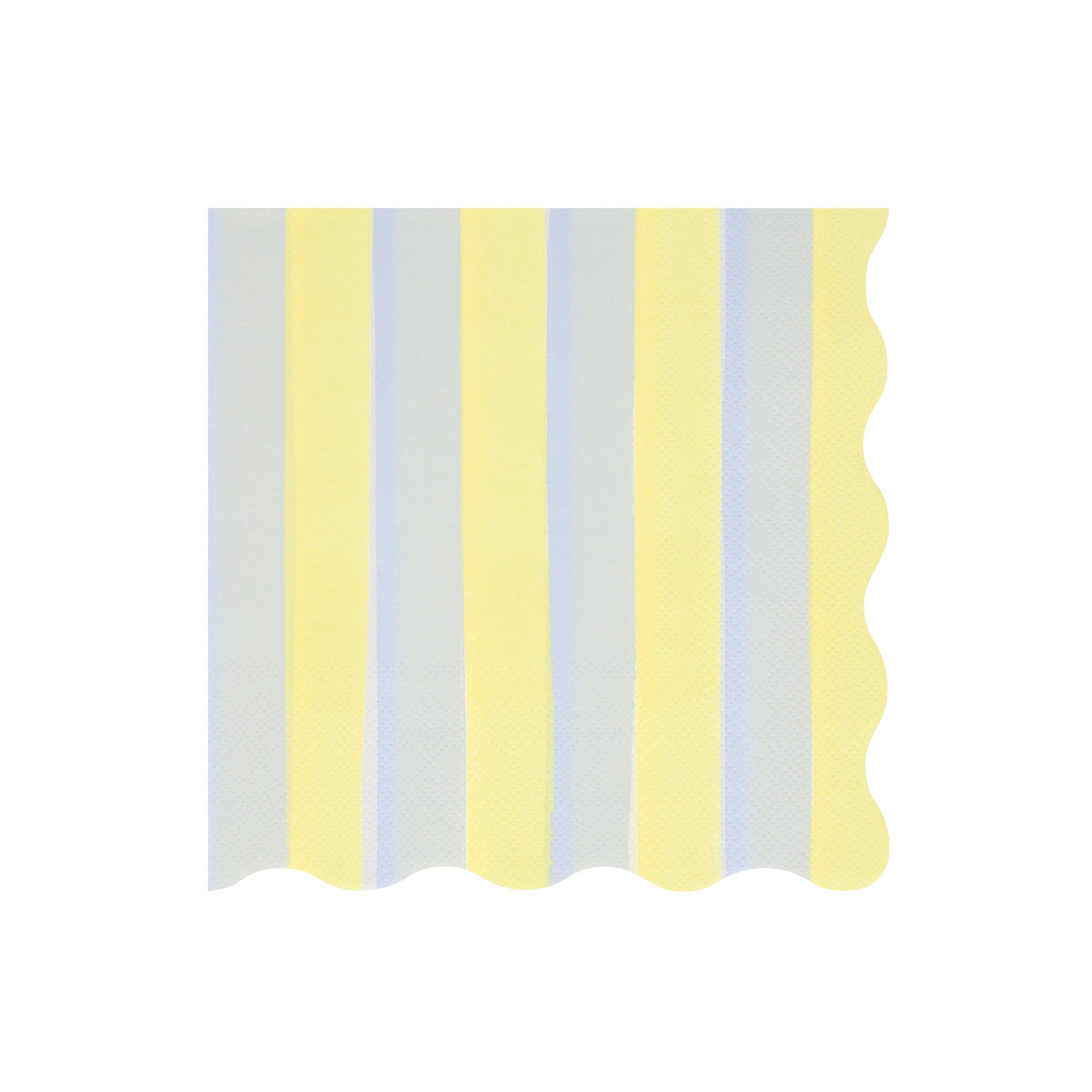 Meri Meri – wholesale Disposable napkin – Pastel Stripe Large Napkins6