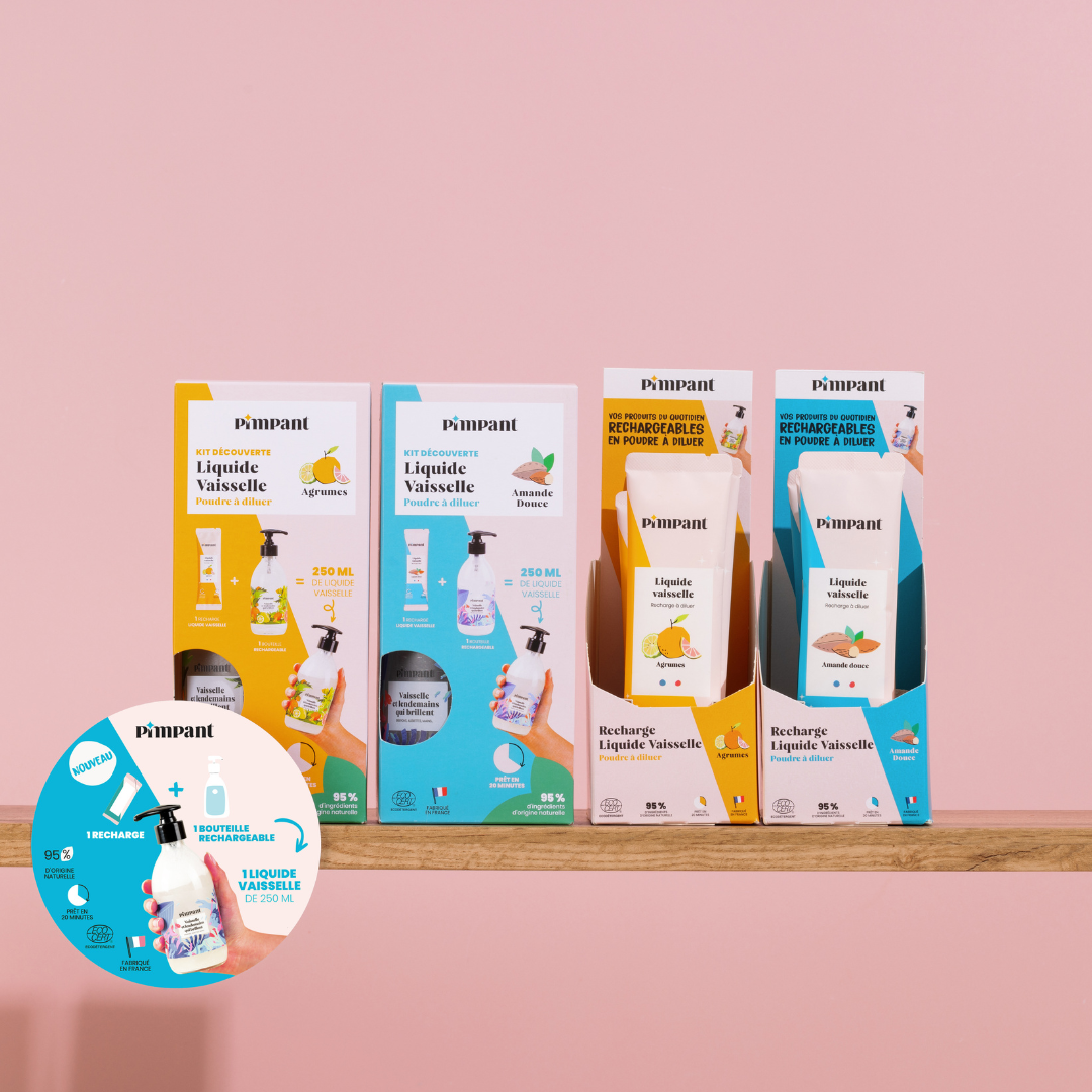 PIMPANT - Wholesale Dish soap - Dishwashing Liquid Refill Stick Almond Powder to Dilute3