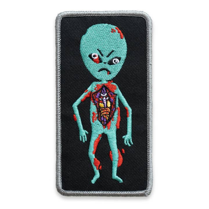 No Fun® - Wholesale Patch - "Alien Autopsy" Patch