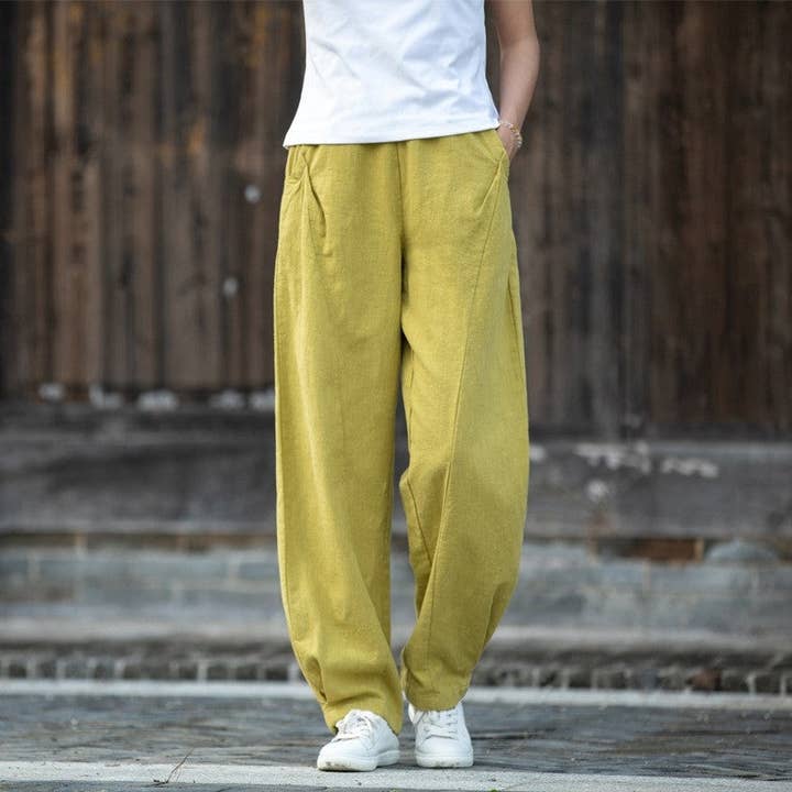 UZ Wholesale Store - Wholesale Pants - Women's - Lightweight Casual Lantern Pants in Solid Color1