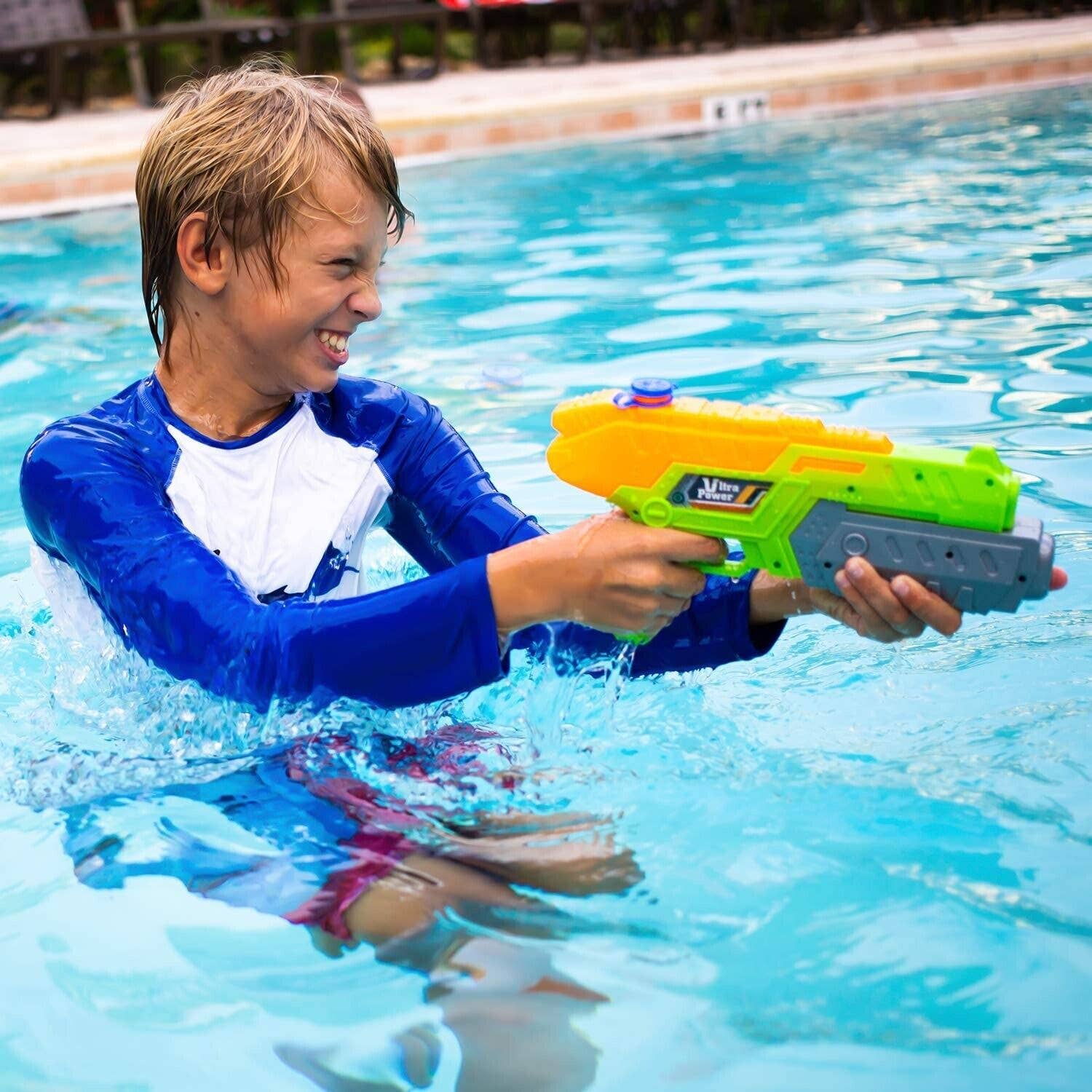 Lelaffet - Wholesale Beach/Pool Toy - Kids & Baby - 2 Pack Super Soaker Water Gun Squirt Guns Shooter Water6