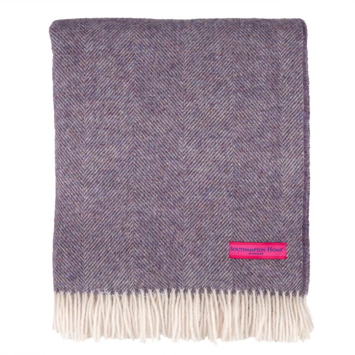 Prince of Scots - Wholesale Throw blanket - Southampton Home Shetland Lambswool Herringbone Throw12