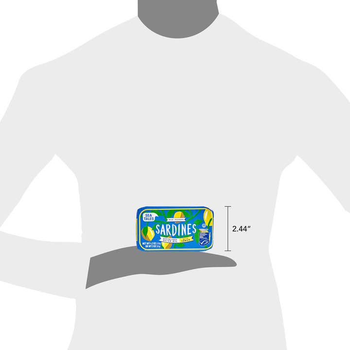 Sea Tales - Wholesale Tinned fish - Sardines in Extra Virgin Olive Oil With Lemon (HW)5