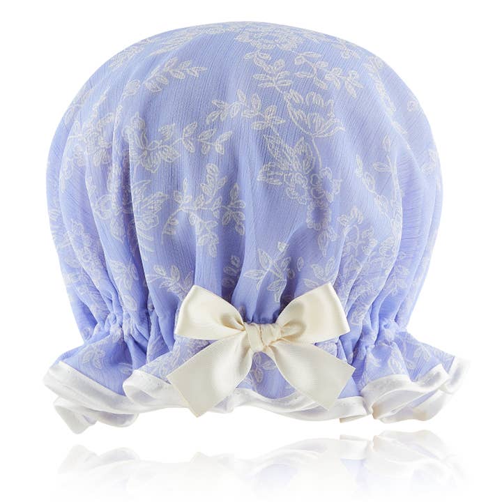 Lavender's Blue Shower Cap for wholesale by Dilly Daydream