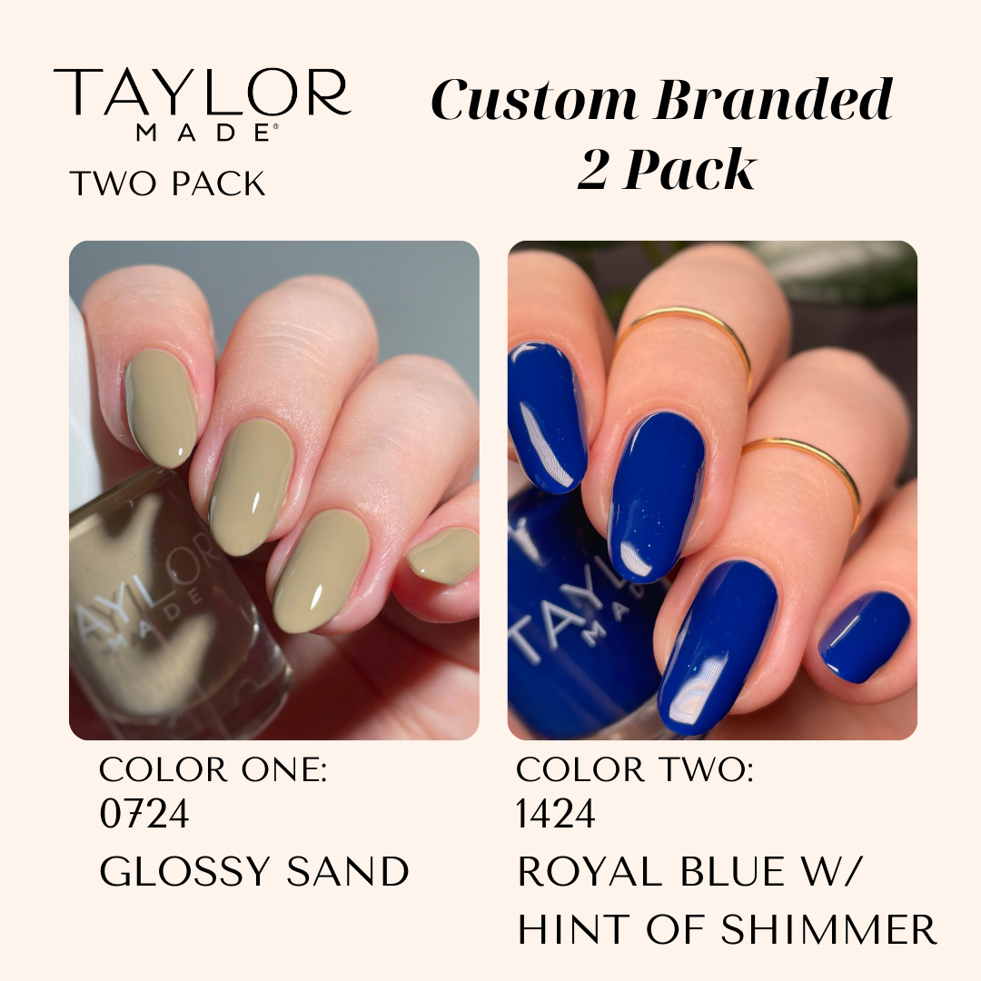 Taylor Made Polish – wholesale Nail polish – Custom Nail Polish: 2 Pack Long-wearing + Vegan + Non-toxic111