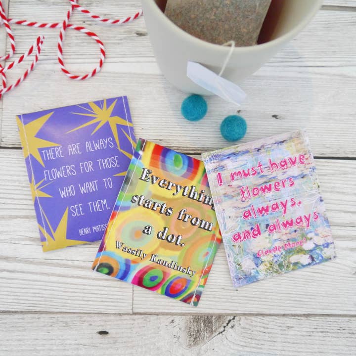 Victoria Mae Designs - Wholesale Tea bags - Art Lovers Tea Gift6