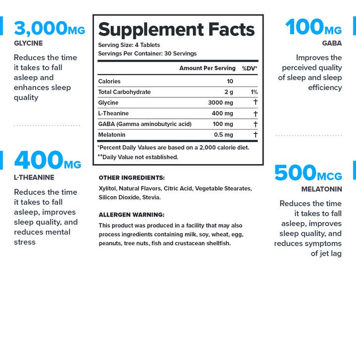 Legion Athletics, Inc. - Vente Supplément oral/vitamine - Complément de Sommeil à Mâcher Lunar - 30 Portions1