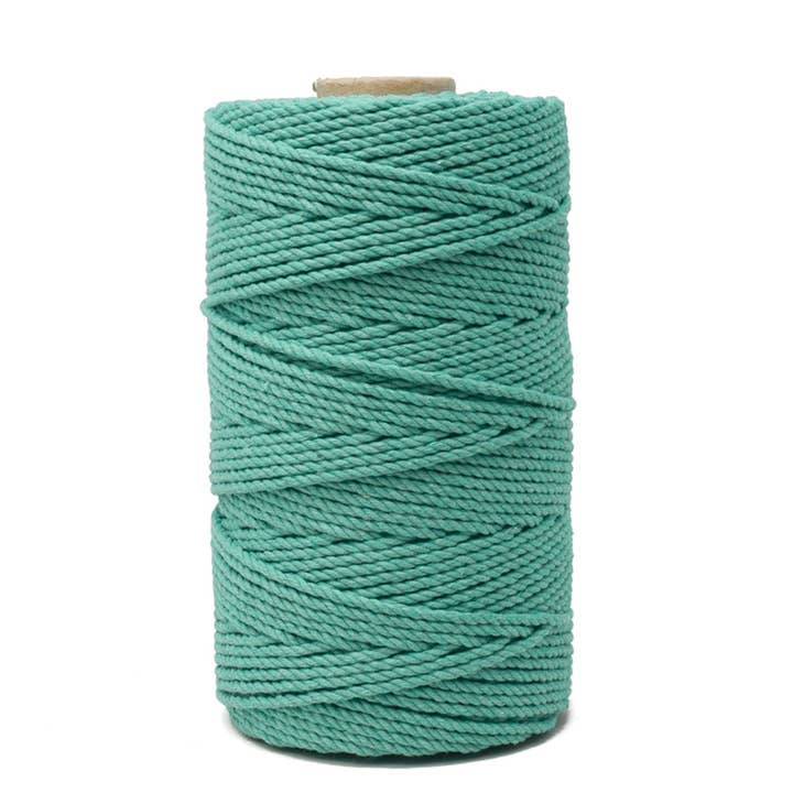 BOMULDSREB ZERO WASTE 2 MM - 3-LAG - CARIBISK HAV FARVE for engroshandel hos Ganxxet, Inc.