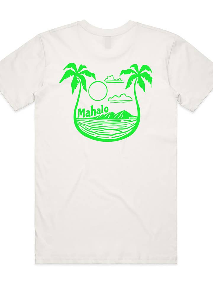 Mahalo Camiseta Natural por atacado de Goodseed Clothing