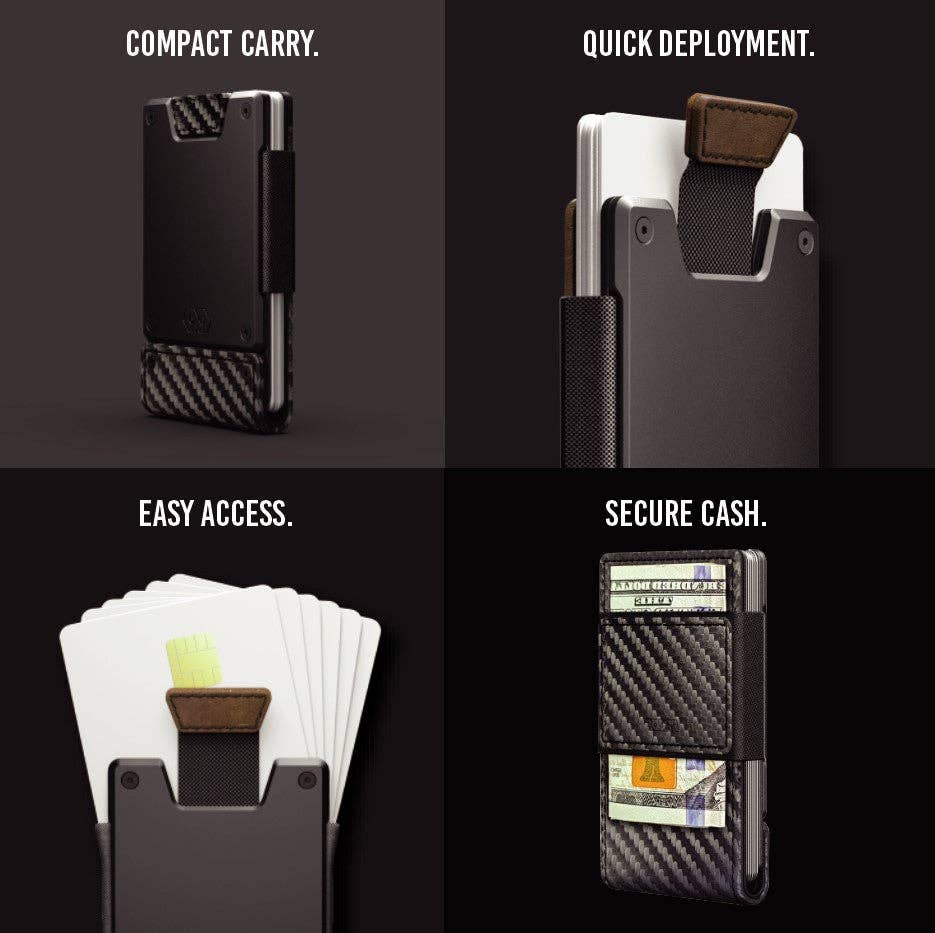 PROOF Wallets - Wholesale Wallet - Men's - PROOF Wallet | The Founder | Top Grain Bomber Leather & Dark Gunmetal6