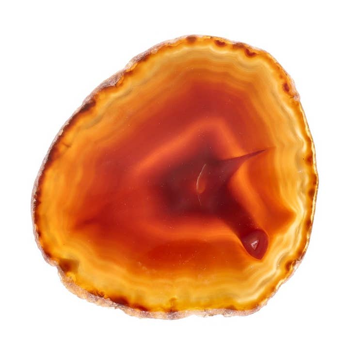 Grande Piastra di Agata Marrone Tinta per la vendita all'ingrosso da parte di Vives de la Cortada S.L