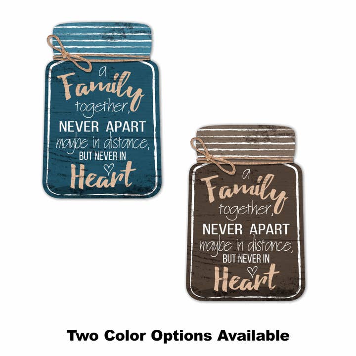 A Family Together 12" Jar Cut Out for wholesale by Fan Creations