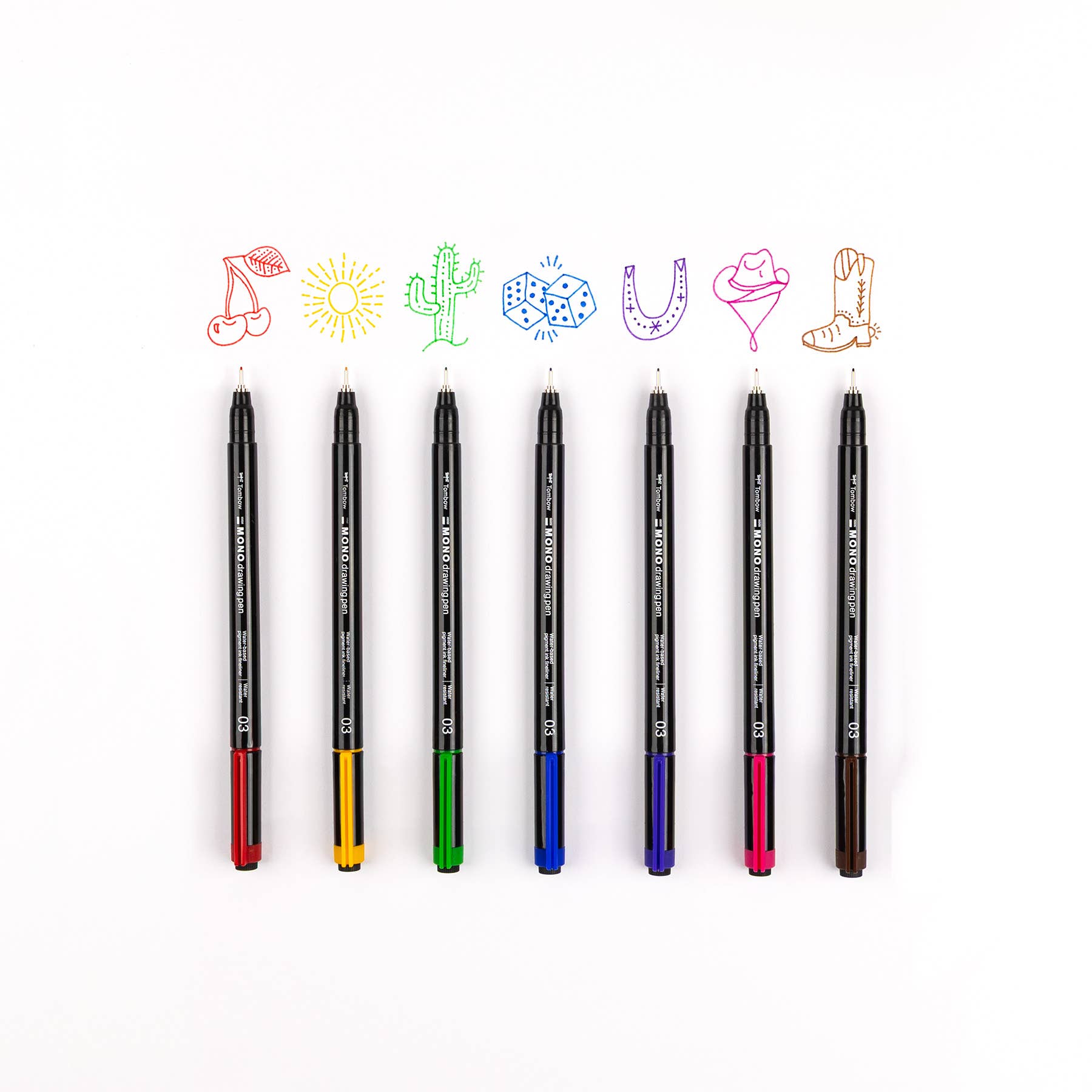 Tombow - Wholesale Pen - MONO Drawing Pen Colors - Open Stock1