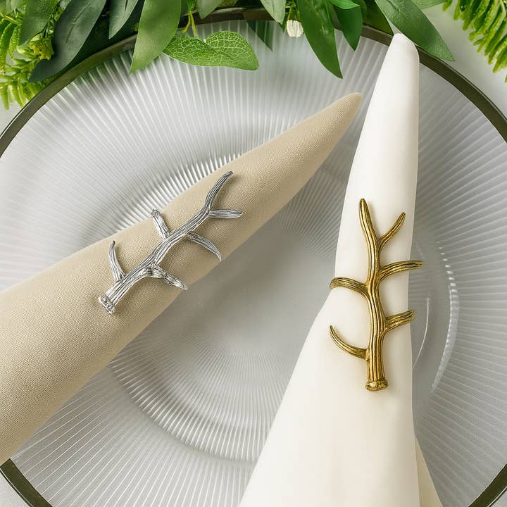 Rustic Antler Design Metal Napkin Ring and other Purchase Wholesale antler. Free Returns & Net 60 Terms on Faire trending on Faire.