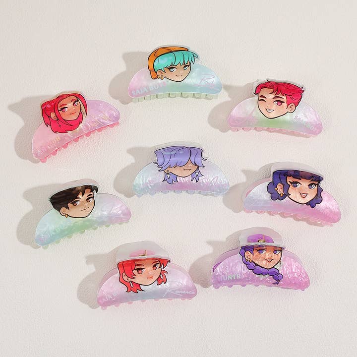 KDH K-pop inspired Acrylic hair claw clip for wholesale by Little Trendy