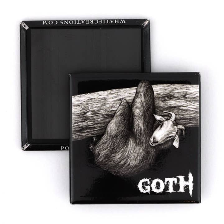 Aimant de réfrigérateur Goth 2" pour la vente par Whatif Creations