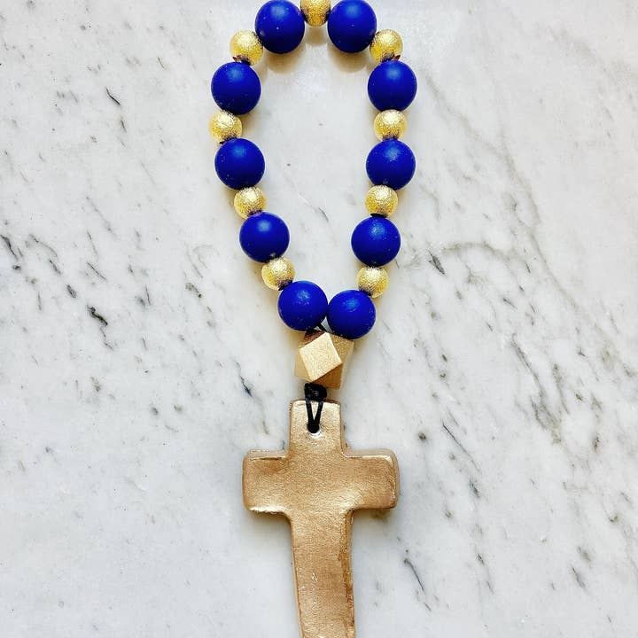 Lanyard Lovebirds – Großhandel Gebetskette für den Hals – Gebetsperlen mit goldenen Elementen