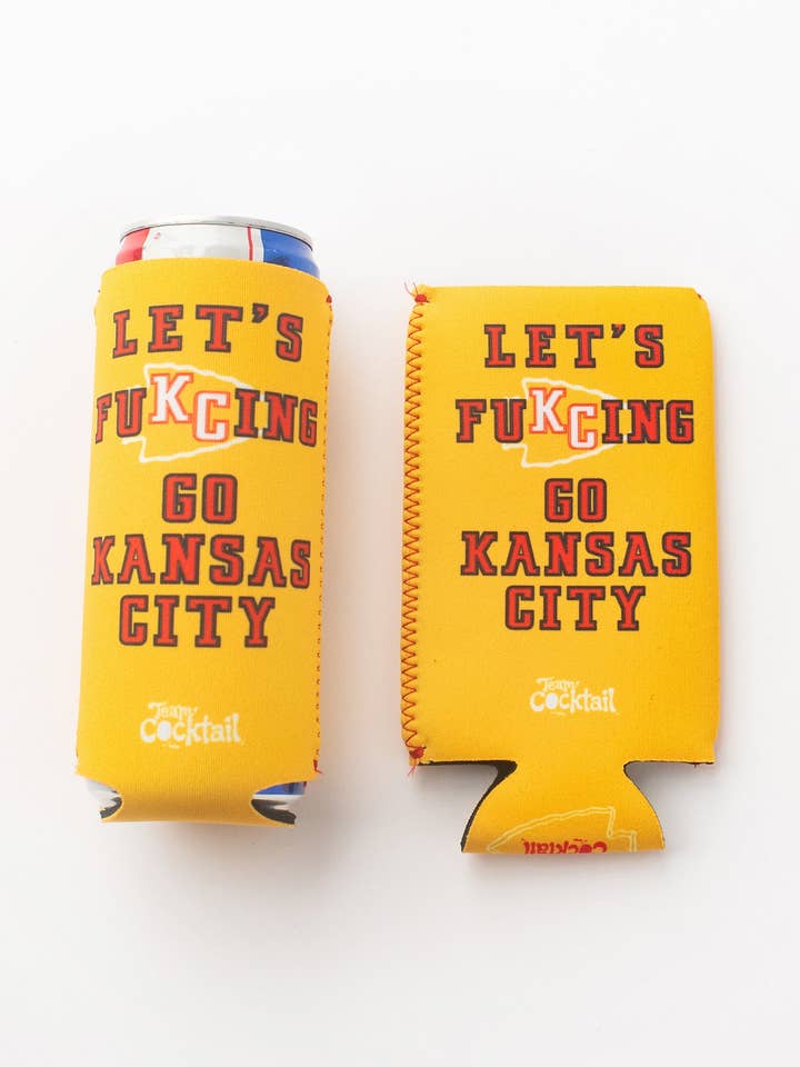 Let's FukCing Go Kansas City Slim Neopreen Boozie voor wholesale door Team Cocktail
