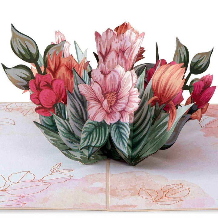 Blomsterplante Pop Up Kort for engroshandel hos Paper Love