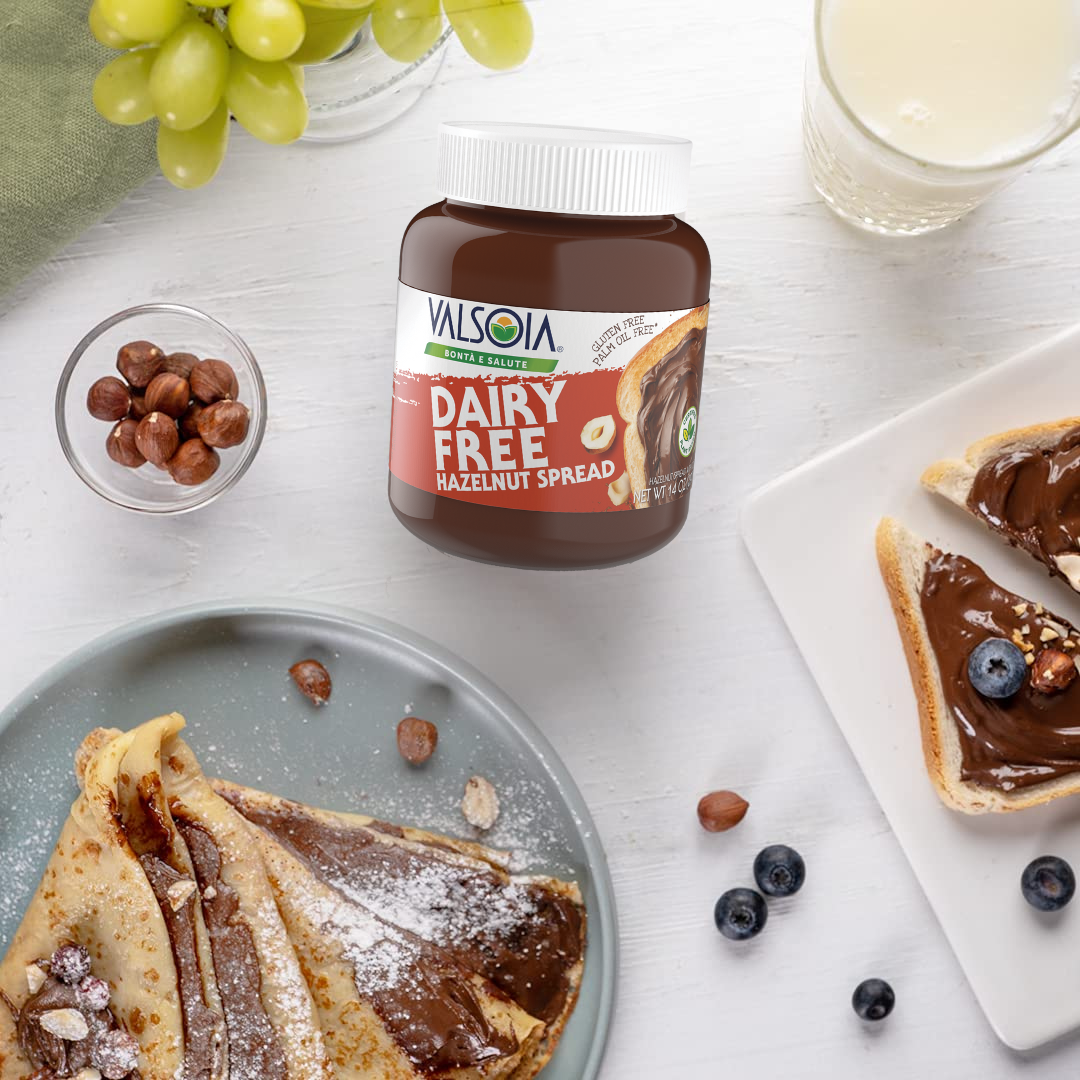Fine Italian Food - Wholesale Nut Butter - Valsoia Dairy-Free Hazelnut Spread with Cocoa, 14 oz.2