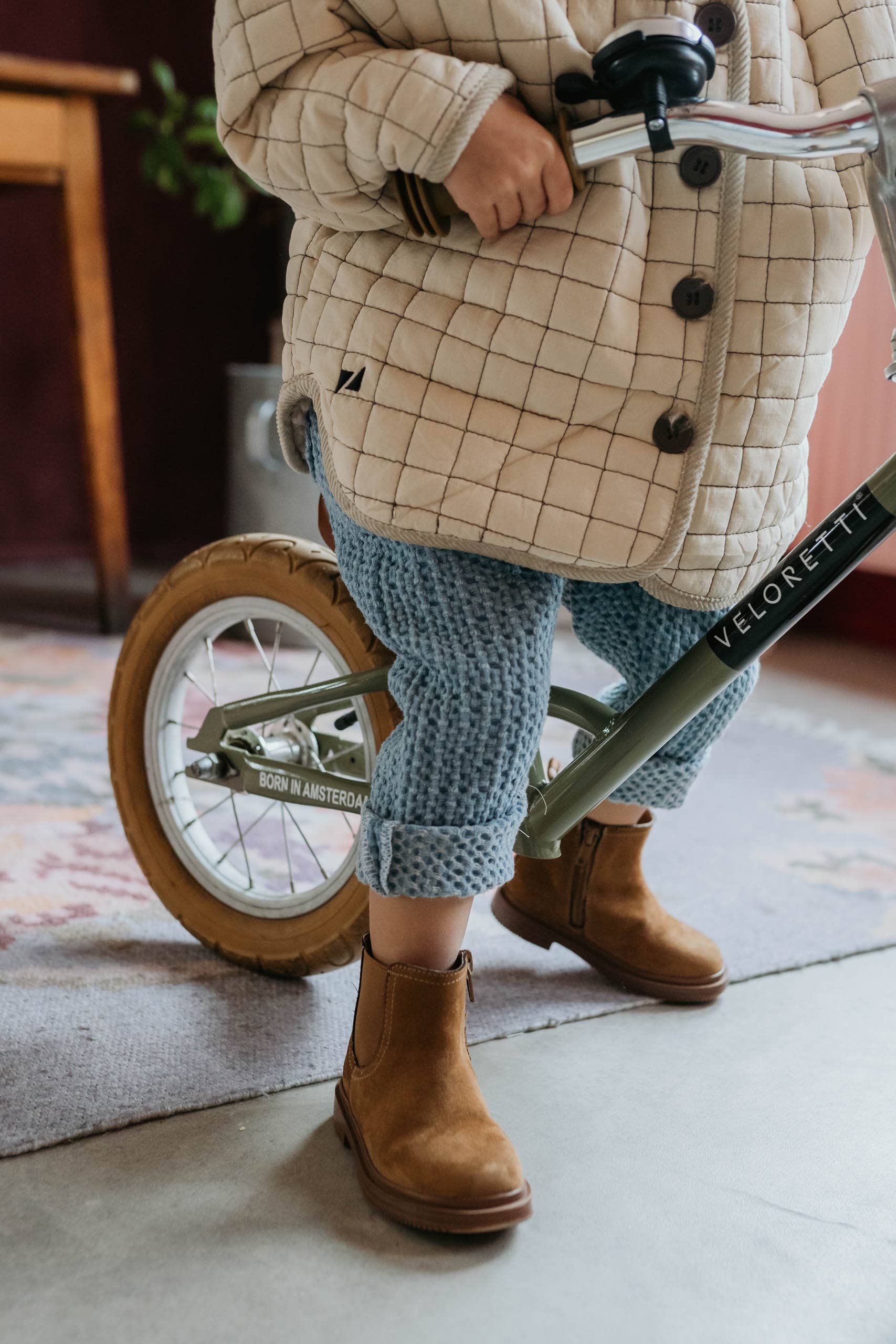 Dondertje - Wholesale Pants - Kids - Leon waffle denim pants4